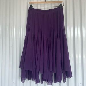 Swing Ballroom Dance Purple Women's Skirt